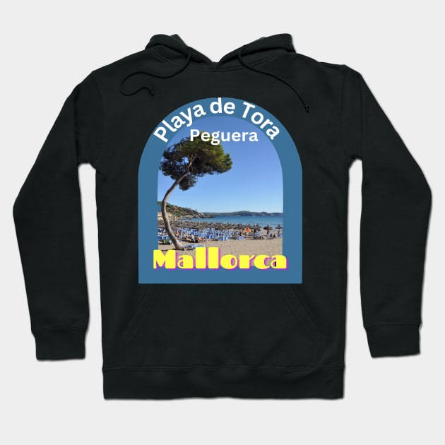 Peguera, Mallorca Spain Hoodie by Papilio Art